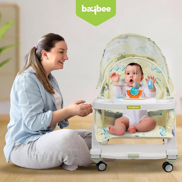 5in1 Baby Dinning Chair With Light & Music - Green